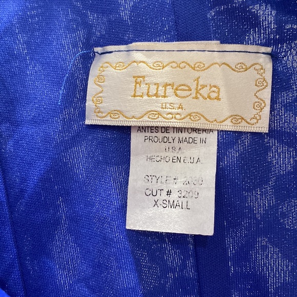 Floor length Royal blue sleeveless dress. Size XS - Picture 4 of 4